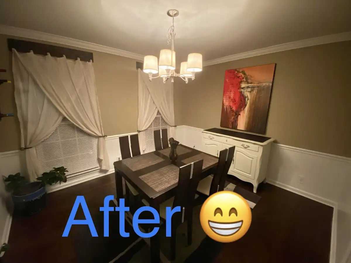 Professional dining room restoration after water damage in Warren
